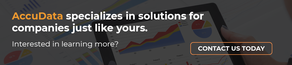 Contact AccuData today for a solution to your marketing analytics needs.